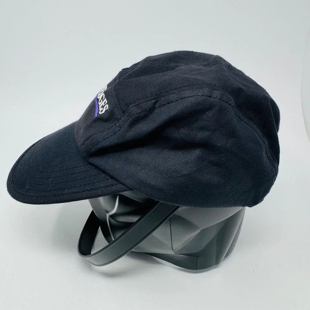 Vintage‎ Benson & Hedges Blues 5 Panel Hat Black USA Made Tobacco Promo Cap OSFA